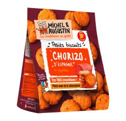 Kleine koekjes met Spaanse chorizo en paprika van Michel et Augustin - Zakje van 90 g