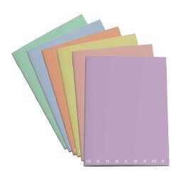 Pigna Notebook Maxi Assorted Squared A4 29.7 x 21 cm 10 pieces of 40 sheets