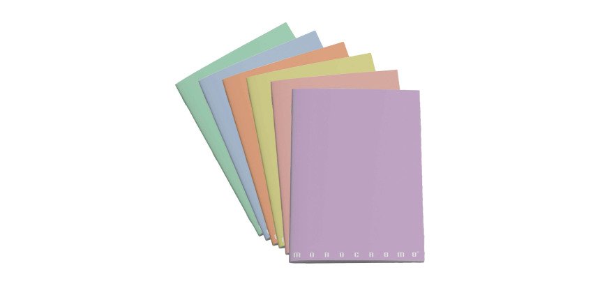 Pigna Notebook Maxi Assorted Squared A4 29.7 x 21 cm 10 pieces of 42 sheets