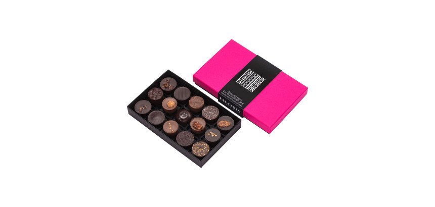 Collection de 15 chocolats - Fauchon - Coffret de 130 g