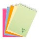 Bloc de bureau Linicolor Fresh Clairefontaine 10,5 x 14,8 cm reliure intégrale - 5 x 5 - 80 feuilles