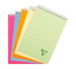 Bloc de bureau Linicolor Fresh Clairefontaine 10,5 x 14,8 cm reliure intégrale - 5 x 5 - 80 feuilles