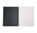 Nachfüllung Spiral-Notizbuch Rhodia Exabook 22,5 x 29,7 cm Schwarz 5 x 5 - 160 Seiten