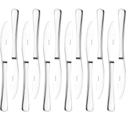 couteau 'Sylvia', kit de 12, en acier inoxydable