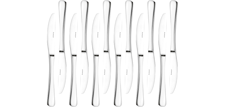 Mes 'Sylvia', 12 stuks, roestvrij staal