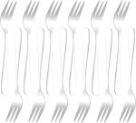 fourchette à gateau 'Sylvia', kit de 12, en acier