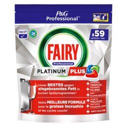 Capsules Lave-vaisselle Fairy Professional Platinium plus - Sachet de 59