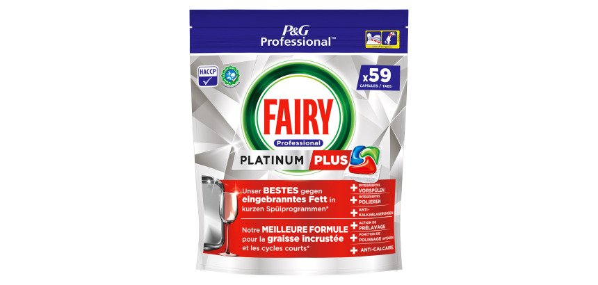 Capsules Lave-vaisselle Fairy Professional Platinium plus - Sachet de 59