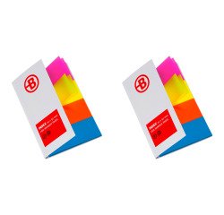Segnapagina Bruneau 5 x 2 cm colori fun 160 unità 1+1 omaggio