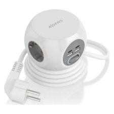 Regleta de sobremesa 3 tomas + 2xUSB-C + 2xUSB-A 1.4M AISENS®