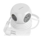 Regleta de sobremesa 3 tomas + 2xUSB-C + 2xUSB-A 1.4M AISENS®