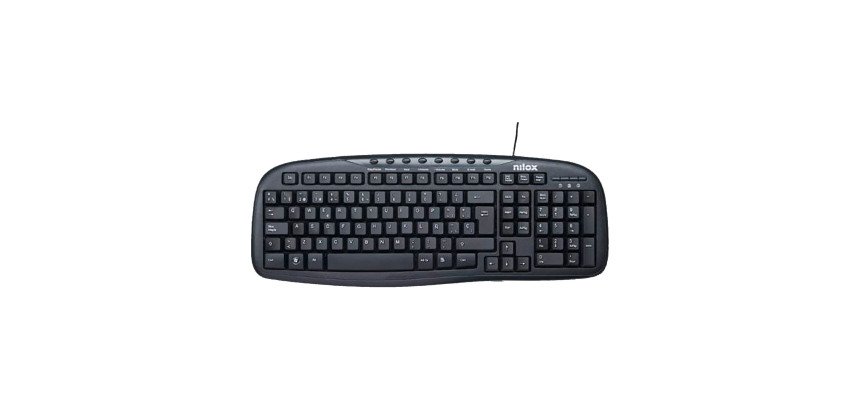 Teclado con cable USB Multimedia Nilox Español
