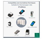 Papel térmico Exacompta 57 x Ø 37 x 12 mm x 18m 48g 44809E 1 copia SBPA