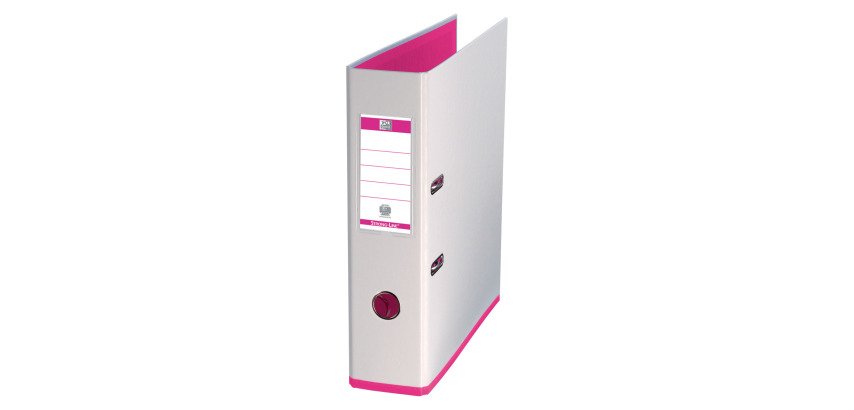 Classeur à levier plastifié Oxford My Colour A4 maxi - Dos 8 cm couleurs assorties