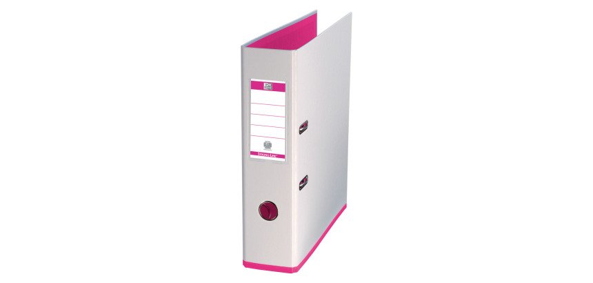 Classeur à levier plastifié Oxford My Colour A4 maxi - Dos 8 cm couleurs assorties