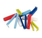 Clips de fermeture, couleurs assorties - Lot de 10