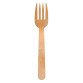 Fourchette Fingerfood en bambou naturel - Lot de 50