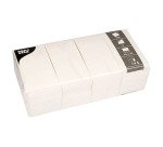 Serviette de table, pliage 1/8, 2 plis, 33 x 33 cm - Paquet de 250