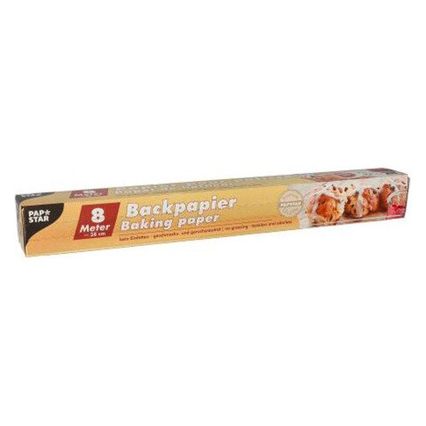 Papel de horno marrón, ancho 38 cm - Rollo de 8 m