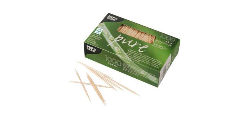 Cure-dent en bois - Lot de 1000