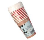 Gobelet en carton avec couvercle To Go 30 cl - Lot de 10