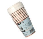 Gobelet en carton avec couvercle To Go 20 cl - Lot de 10