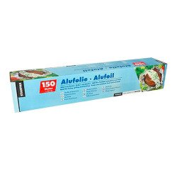Papier aluminium alimentaire largeur 45 cm - Rouleau de 150 m