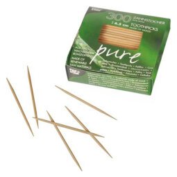 Cure-dent en bois - Lot de 300