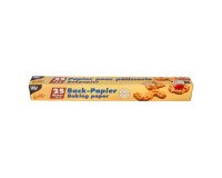 Papel de horno antigrasa marrón, ancho 38 cm - Rollo de 25 m