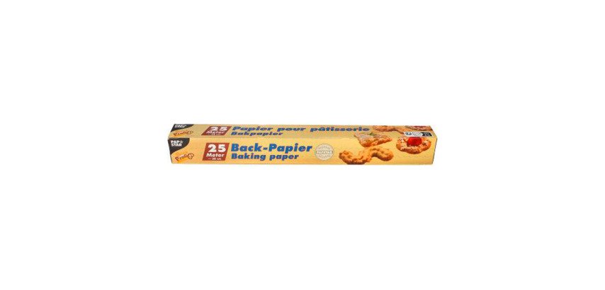 Papier sulfurisé brun, largeur 38 cm - Rouleau de 25 m