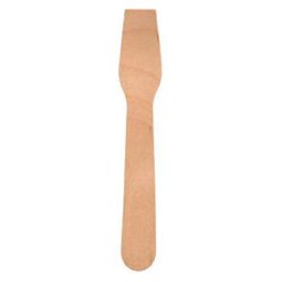 Cuillère à glace en bois naturel - Lot de 100