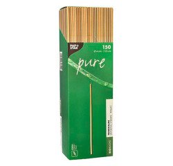 Paille en paille Longueur 23 cm - Lot de 150