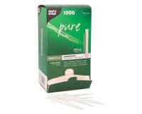 Cure-dent en bois emballé individuellement - Lot de 1000