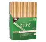 Paille en paille Longueur 15 cm - Lot de 250