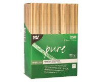 Rietjes in stro 'Pure' 150 mm naturel