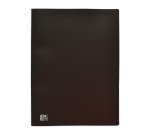 Protège-documents Oxford Initial polypropylène A4 noir 50 pochettes - 100 vues