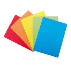 Cartelline a tre lembi in cartoncino Cartex 200 grammi colori accesi assortiti confezione da 25 pezzi