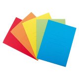 Cartelline 3 Lembi  375 Gr  Con Elastico In Cartoncino Colori Assortiti Exacompta 22x30 Cm Conf 25