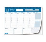 Planner settimanale spiralato A3 60 ff 80 g One Color Blasetti