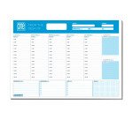 Planner settimanale- A3 60 ff 80 g One Color Blasetti