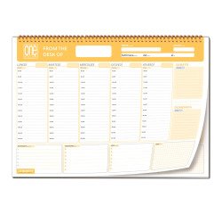 En_planner settimanale spiralato one color a3 80g