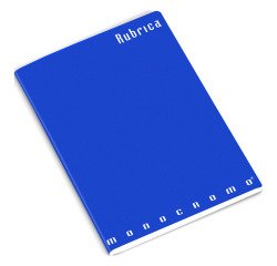 Rubrica Monocromo punto metallico A5 40 ff a righe colori assortiti