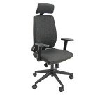 Sedia operativa Maia Larissa L con poggiatesta e braccioli 2D