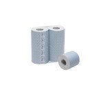 Carta igienica fascettata 3 veli con decoro Cotton Flower - 40 rotoli