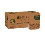 Asciugamano piegato V Simplify - 10 clip da 206 servizi