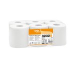 Carta asciugamani in rotolo ad estrazione centrale Save Plus 2 veli 6 unità da 450strappi