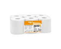 Carta asciugamani in rotolo ad estrazione centrale Save Plus 2 veli 6 unità da 450strappi