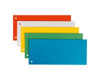 Intercalaires demi format A4, couleurs assorties - Lot de 25
