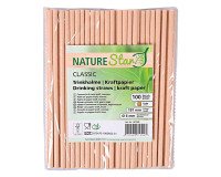 Paille en papier rigide Classic - Lot de 100