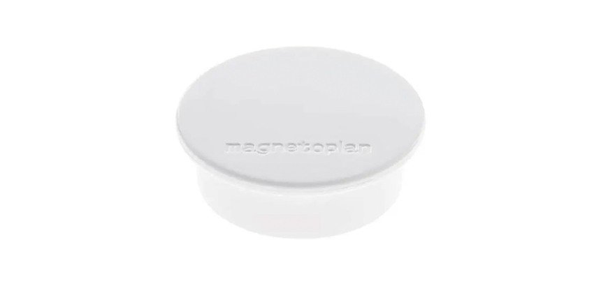 Plots magnétiques aimants Ø 40 mm Discofix Color Magnetoplan - Lot de 10